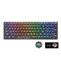 Nubwo X38 Mechanical SW BT/Wireless Gaming Keyboard RED SW / ตัวอักษรคีย์แคปสีเขียว
