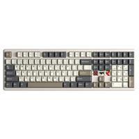AULA F108PRO V2 (BEIGE/COFFEE/DRAK GRAY) 3IN1 WIRELESS (PANDA SWITCH) (EN/TH)