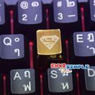 keycap Metal Gold Superman