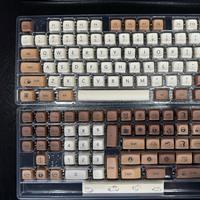 ปุ่มคีย์บอร์ด ลายแมวกาแฟ 5 ด้าน /PBT DYE-SUB / XDA PROFILE 138 คีย์ / Eng